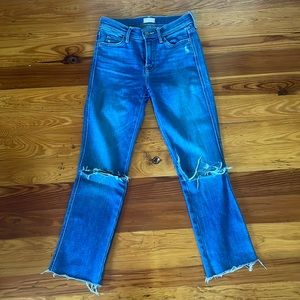 MOTHER cropped jeans